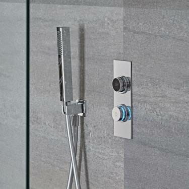douche digitale Hudson Reed - LED Cyan