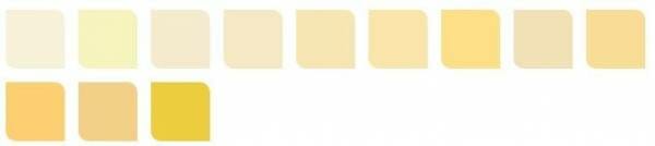 Palette de couleurs - jaune