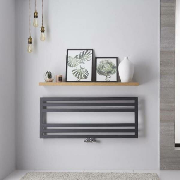 Sèche-Serviettes Design Anthracite Ponza Hudson Reed