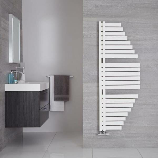 Sèche-Serviettes Design Blanc Minéral Hudson Reed