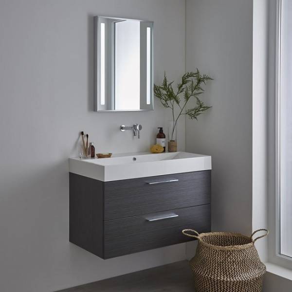 miroir lumineux vertical