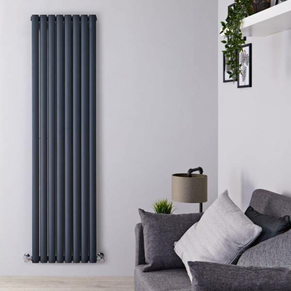 Radiateur Design Vertical Anthracite Hudson Reed