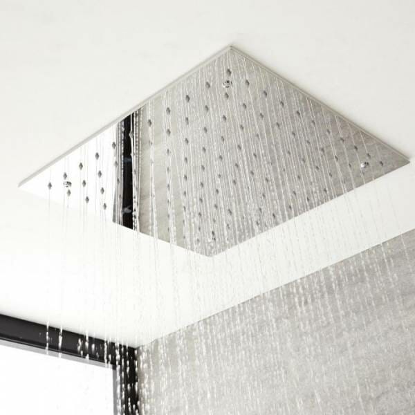 Pommeau de Douche Encastrable Plafond 40x40cm Tatham Hudson Reed