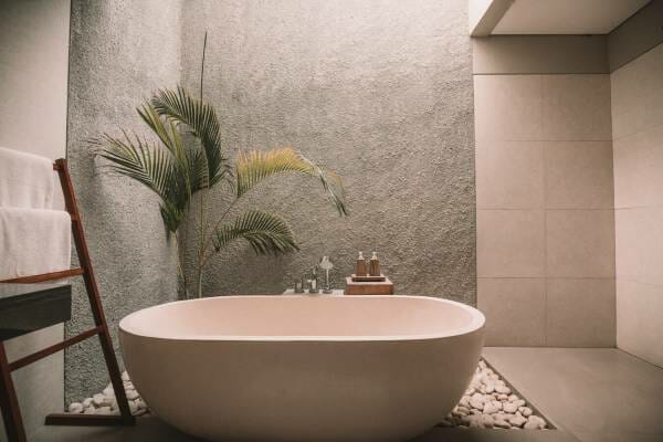 baignoire îlot