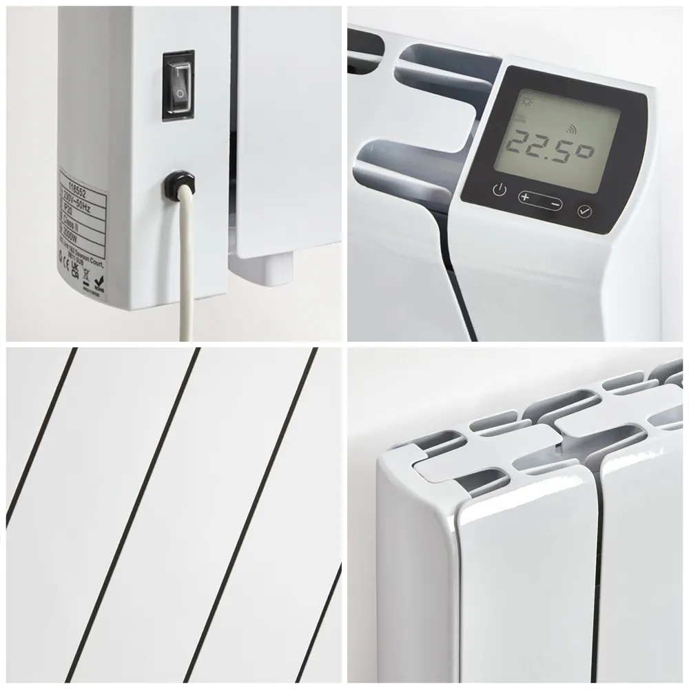 Kera Radiateur électrique à inertie avec cœur céramique