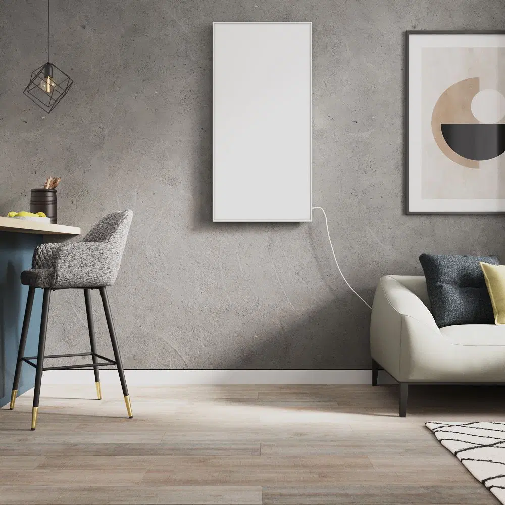 Radiateur Infrarouge - Panneau chauffant électrique intelligent - Avec cadre – Blanc