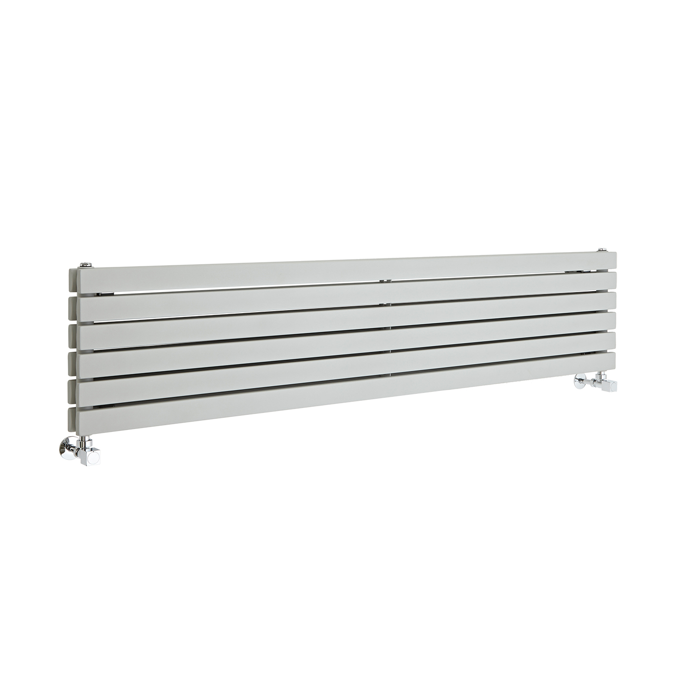 Radiateur Design Horizontal Argent Sloane 35,4cm x 160cm x 7,9cm 1700 Watts