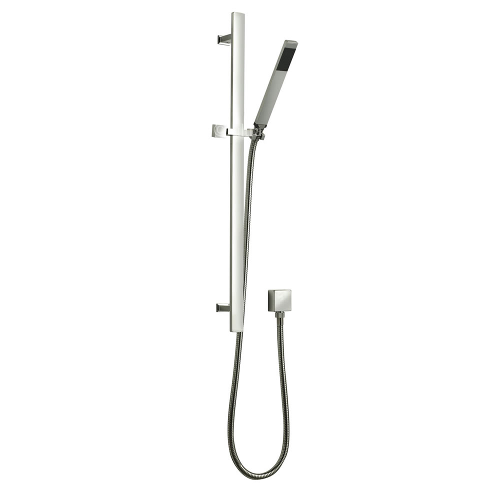 Kit douchette sur rampe rectangulaire – Chromé - Select