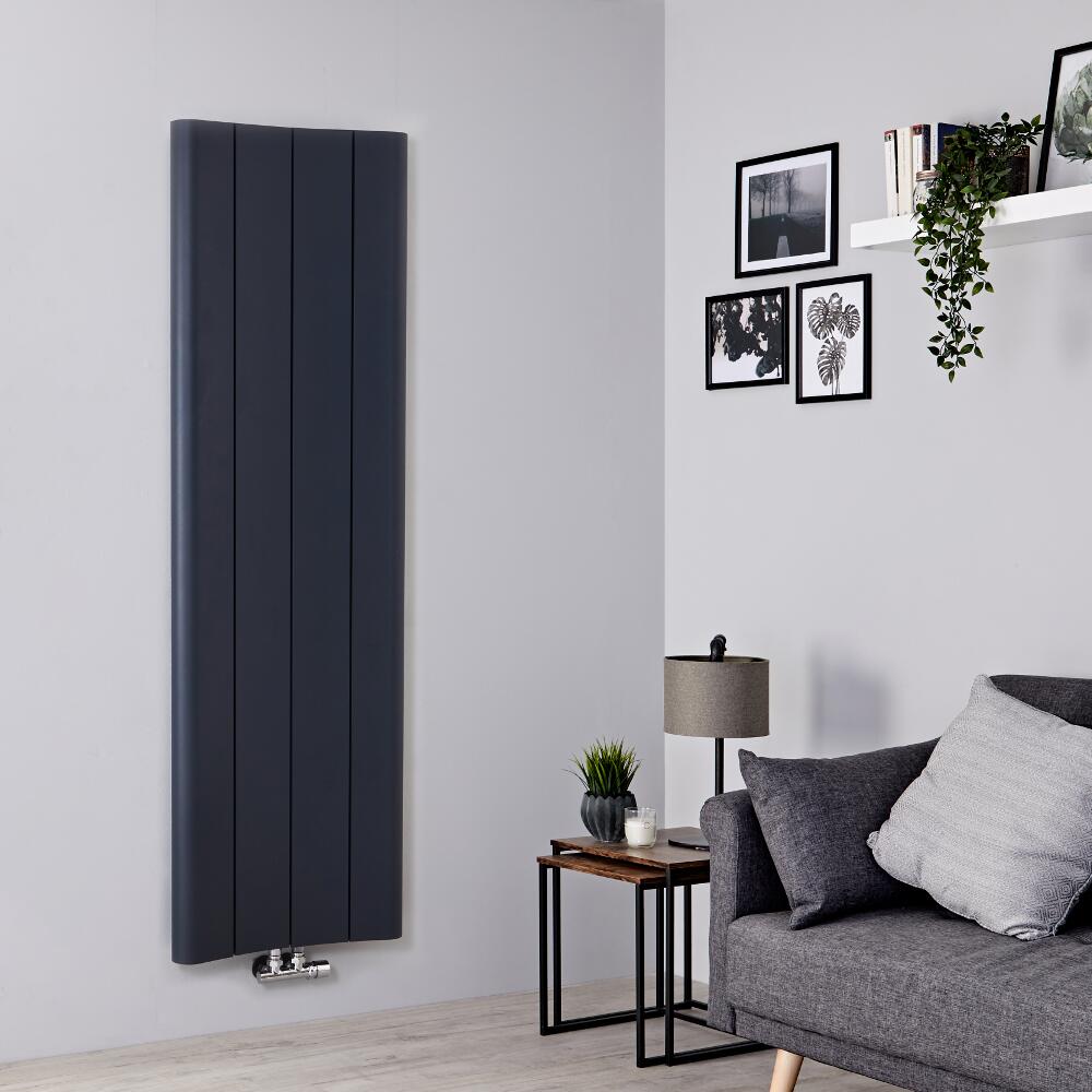 Radiateur aluminium design vertical – Anthracite – 160 cm x 49,5 cm - Aloa