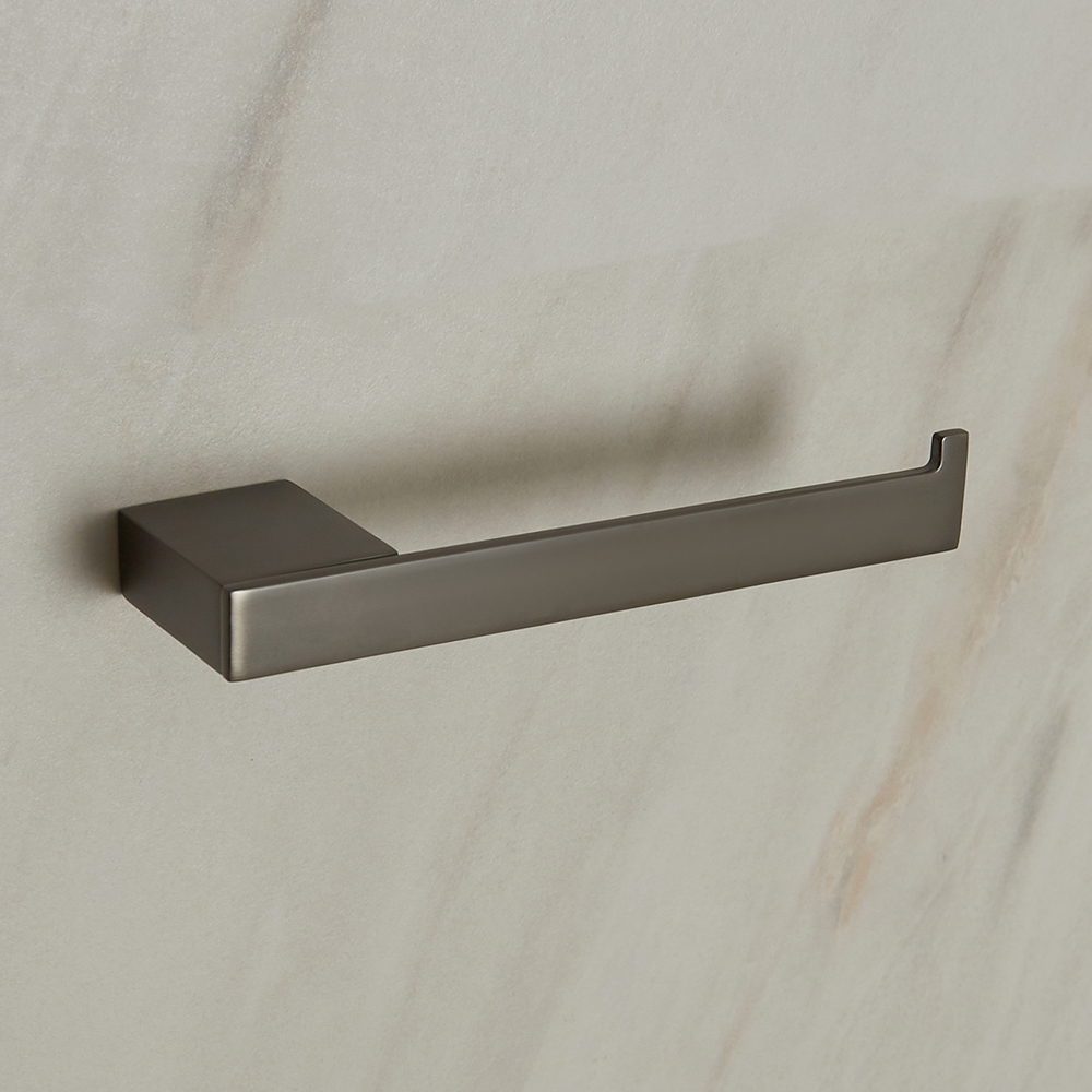 Dérouleur papier toilette moderne – Gris foncé - Orno