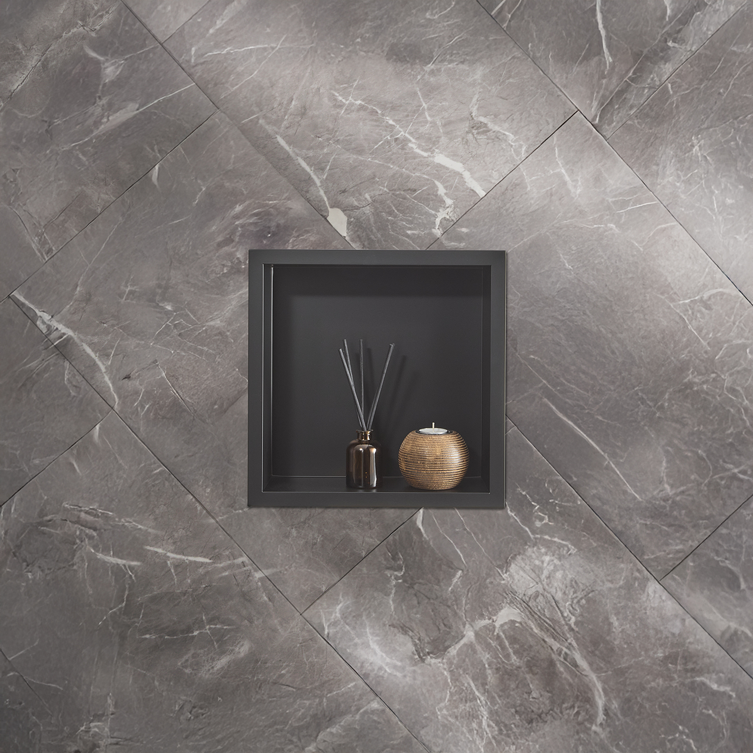 Niche+de+douche+carree+–+34+cm+–+Noir