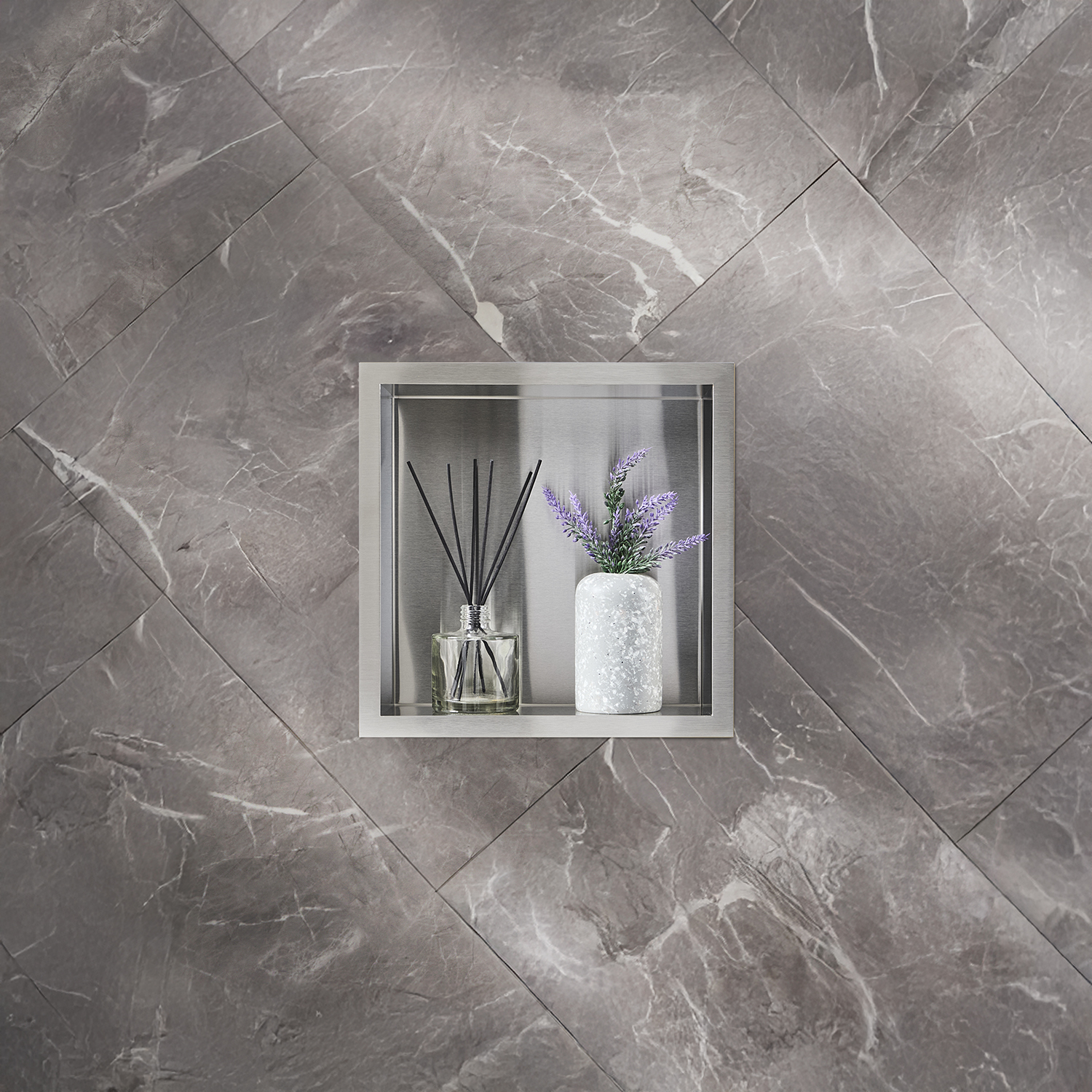 Niche+de+douche+carree+–+34+cm+–+Acier+inoxydable