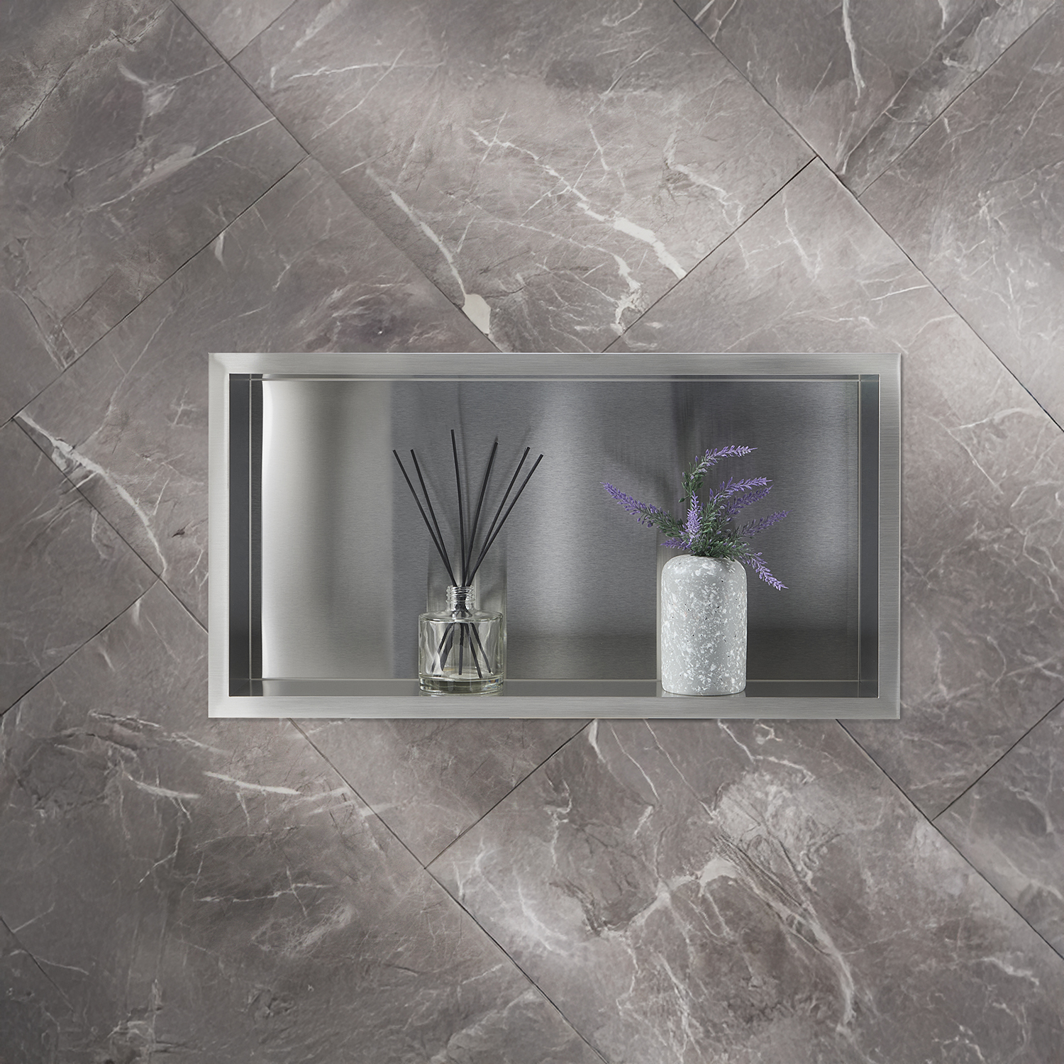 Niche+de+douche+rectangulaire+–+64+cm+x+34+cm+–+Acier+inoxydable