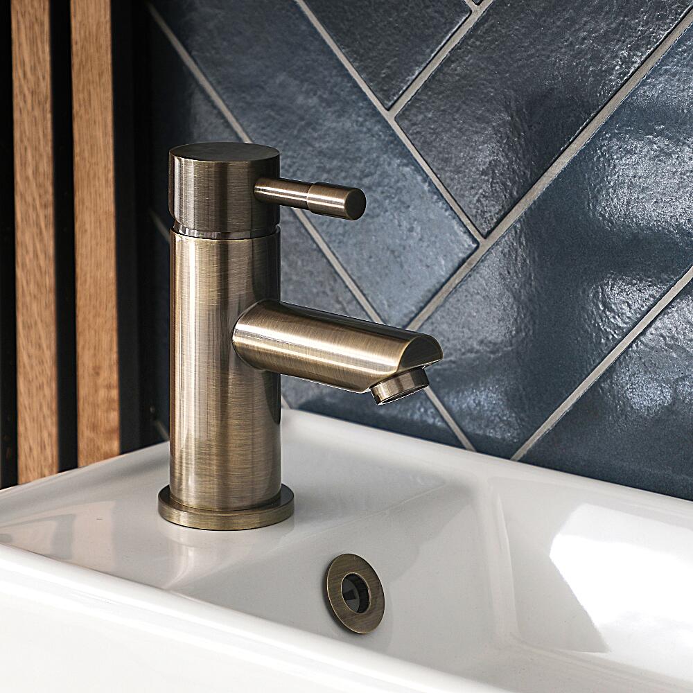 Mitigeur lavabo monotrou – Laiton brossé – Clarus