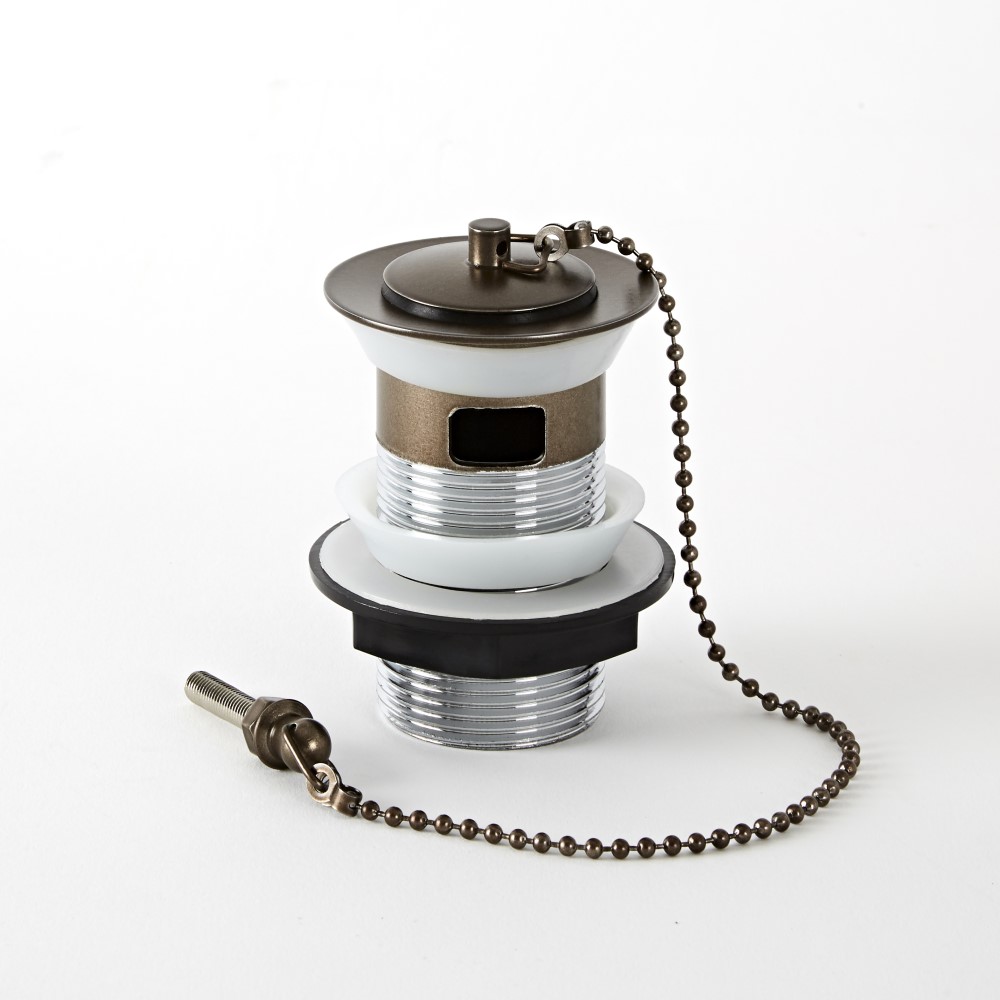 Bonde à chaînette pour lavabo – Bronze huilé - Augusta