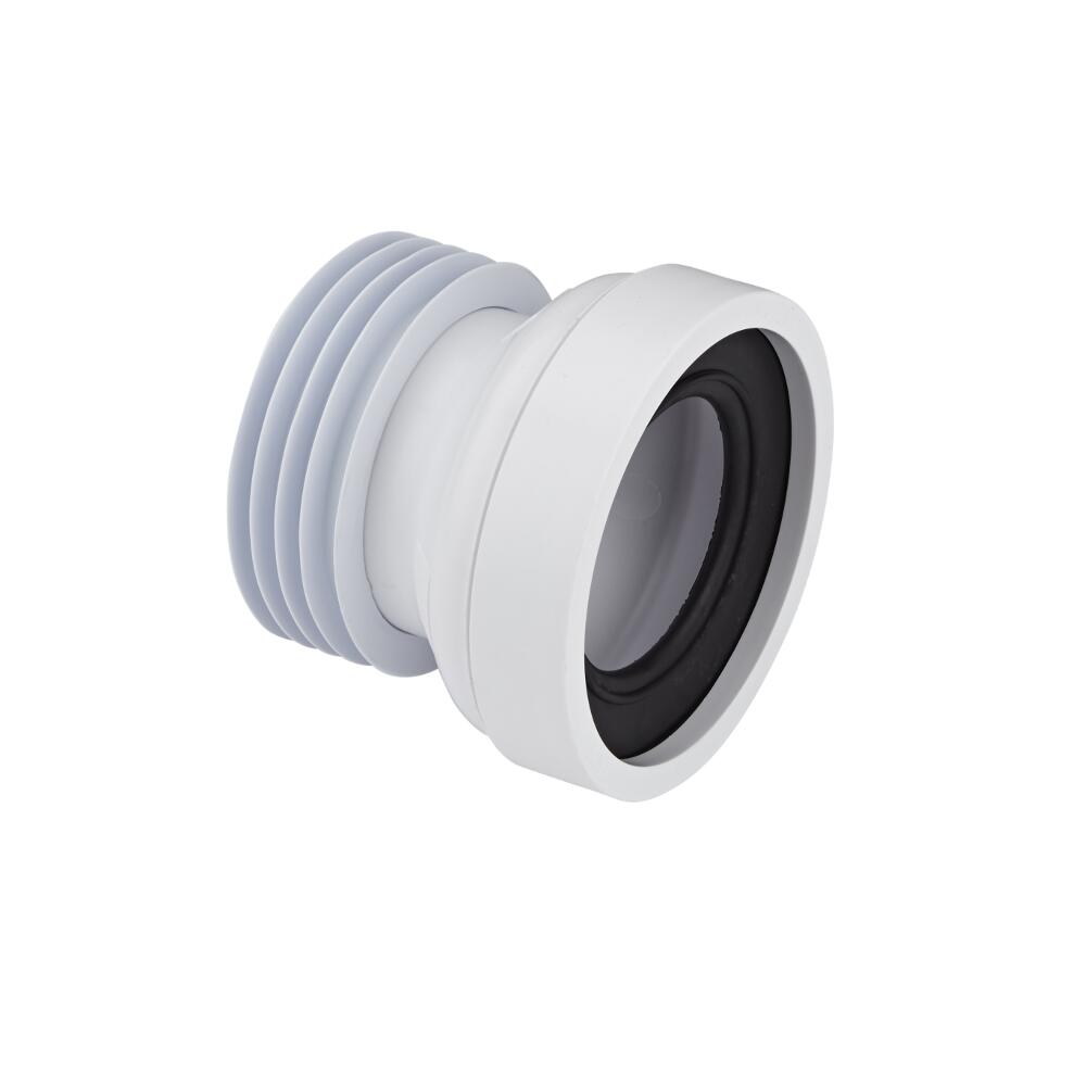 Raccord évacuation droit wc 11.7cm