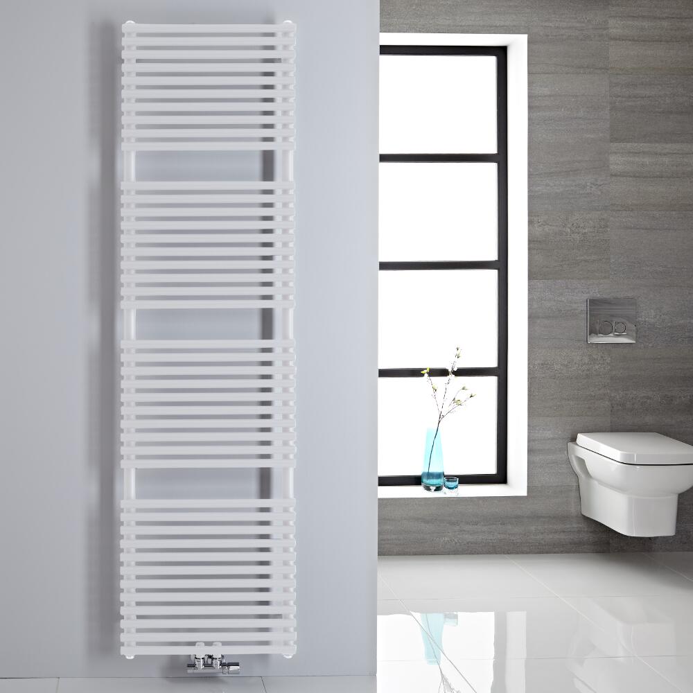 Sèche-serviettes eau chaude blanc 182,3 x 50cm 456 watts Magera