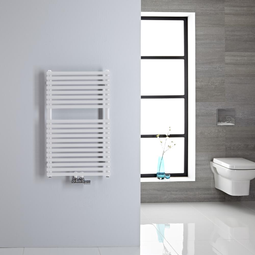 Sèche-serviettes eau chaude blanc 83.5x50cm 304 watts Magera