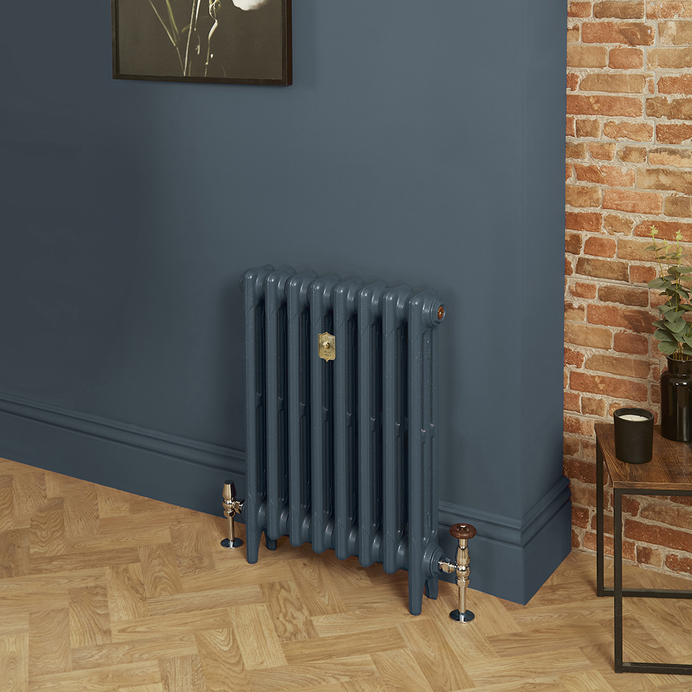 Radiateur fonte - 56 cm - Hague Blue 30 de Farrow & Ball - Choix de tailles - Mercury