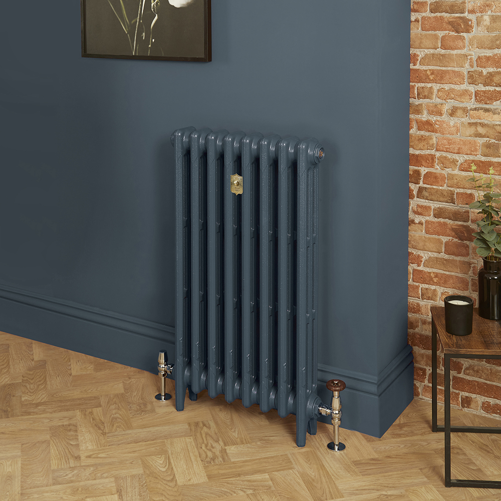 Radiateur fonte - 76 cm - Hague Blue 30 de Farrow & Ball - Choix de tailles - Mercury