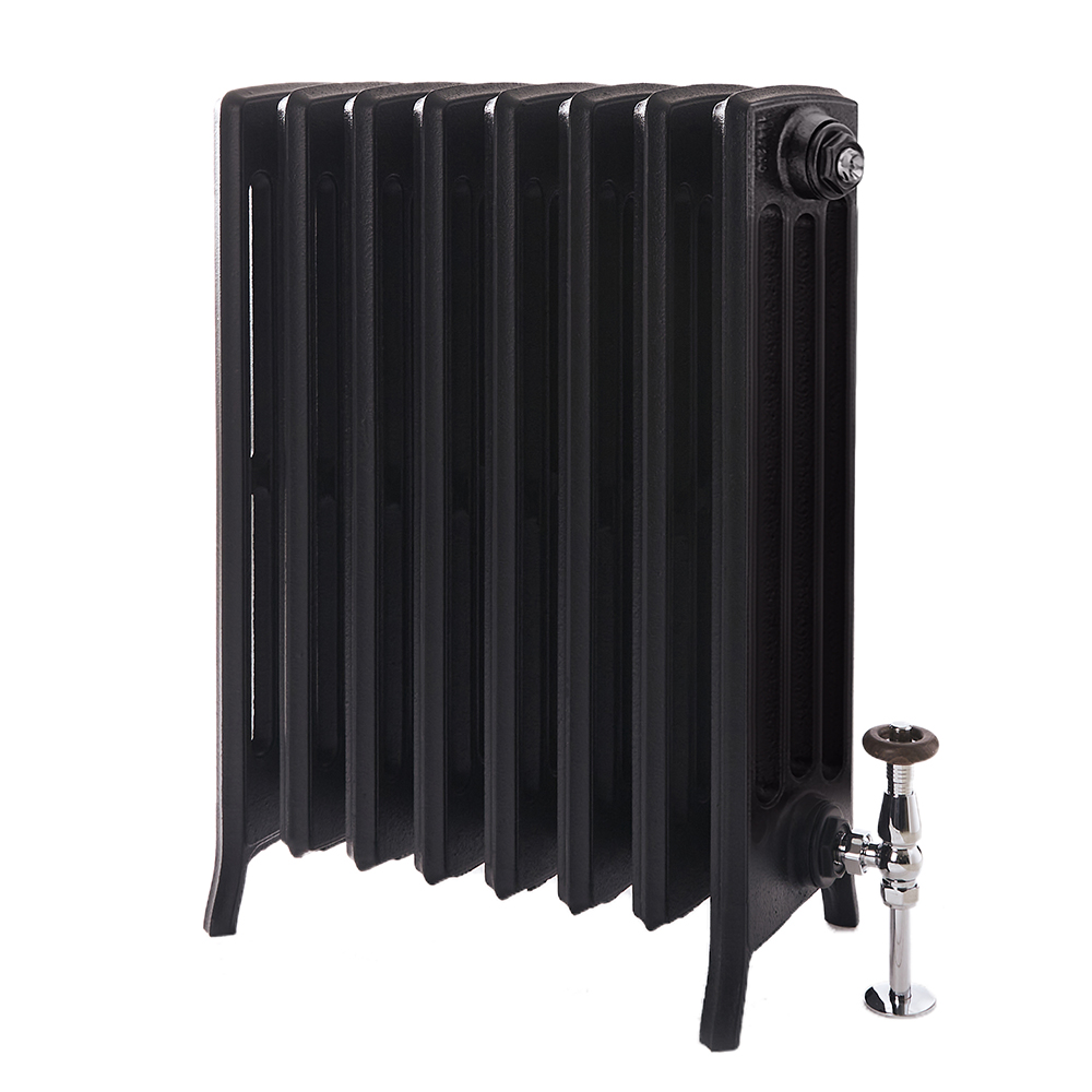 Radiateur+fonte+–+Noir+ardoise+–+4+rangs+–+H+76+cm+x+l.+27,1+cm+x+P+17,5+cm+–+Isabel