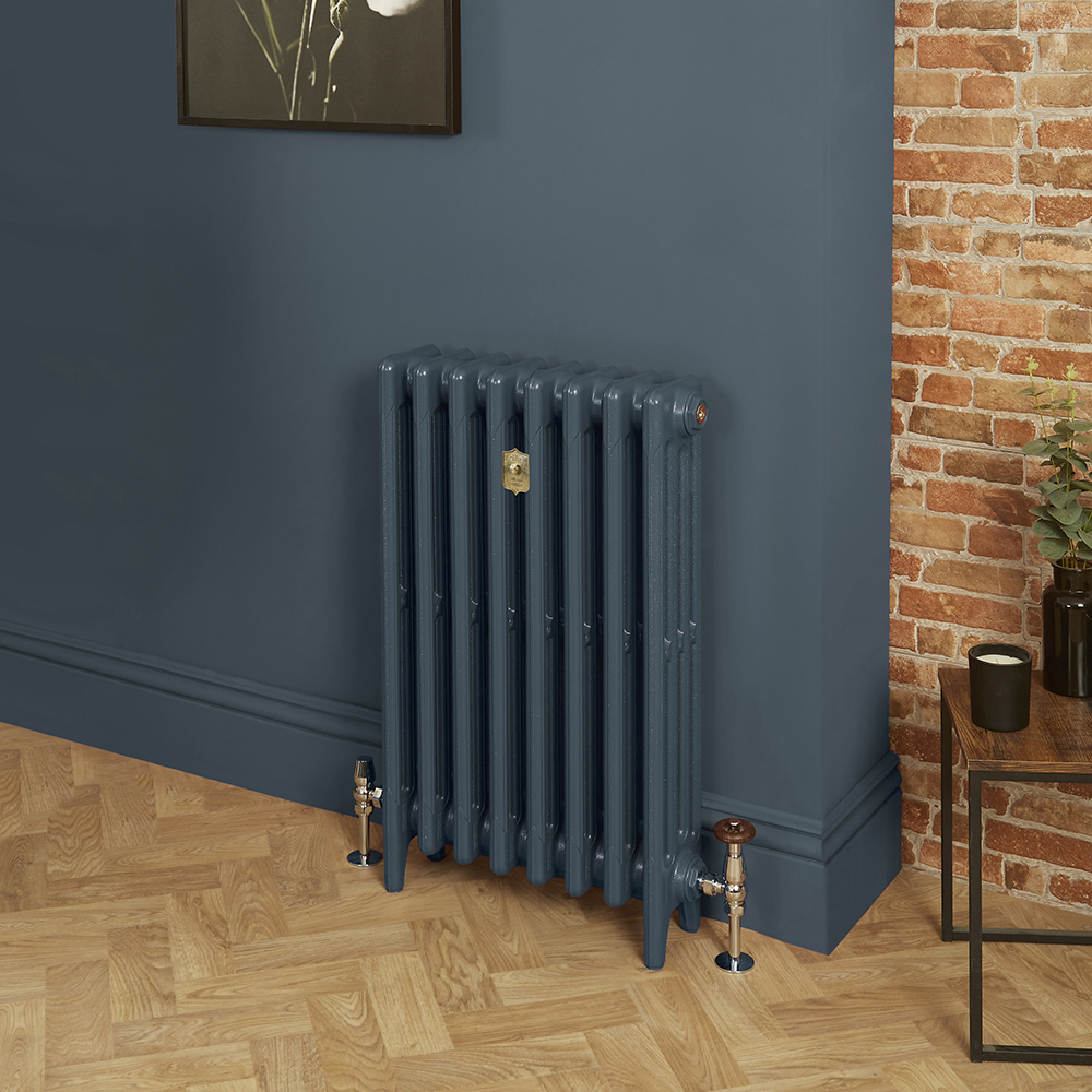 Radiateur fonte - 96 cm - Hague Blue 30 de Farrow & Ball - Choix de tailles - Mercury
