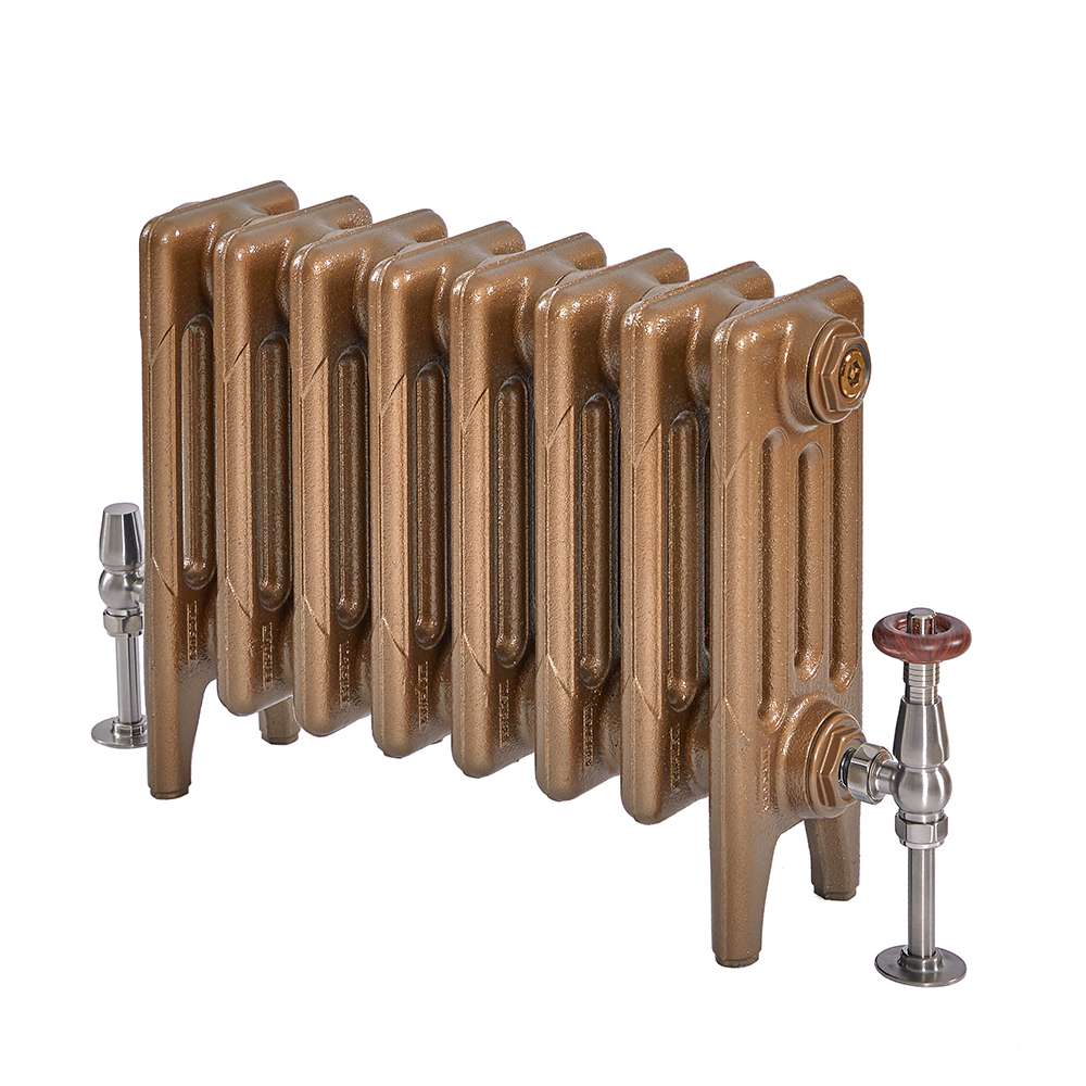 Radiateur+en+fonte+à+4+rangs+–+Or+brûle+–++46+x+26,3+cm+-+Mercury