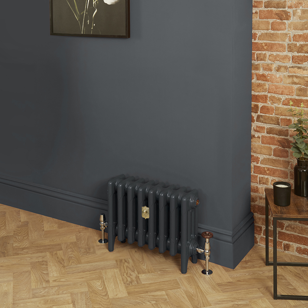 Radiateur fonte - 56 cm - 4 colonnes - Railings 31 de Farrow & Ball - Choix de tailles - Mercury