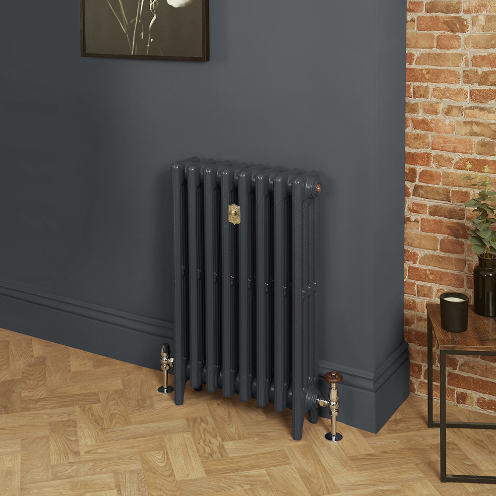 Radiateur fonte - 76 cm - 4 colonnes - Railings 31 de Farrow & Ball - Choix de tailles - Mercury