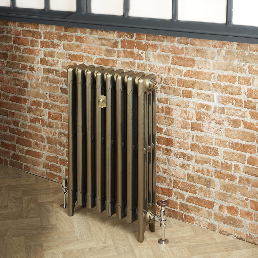 Radiateur fonte - 96 cm - Laiton naturel - Choix de tailles - Mercury