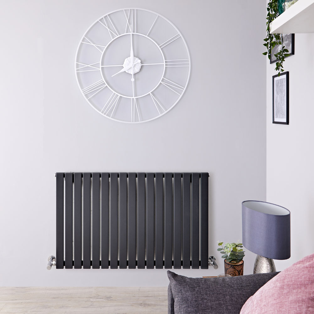 Radiateur design horizontal – Anthracite – 63,5 cm x 100 cm – Sloane