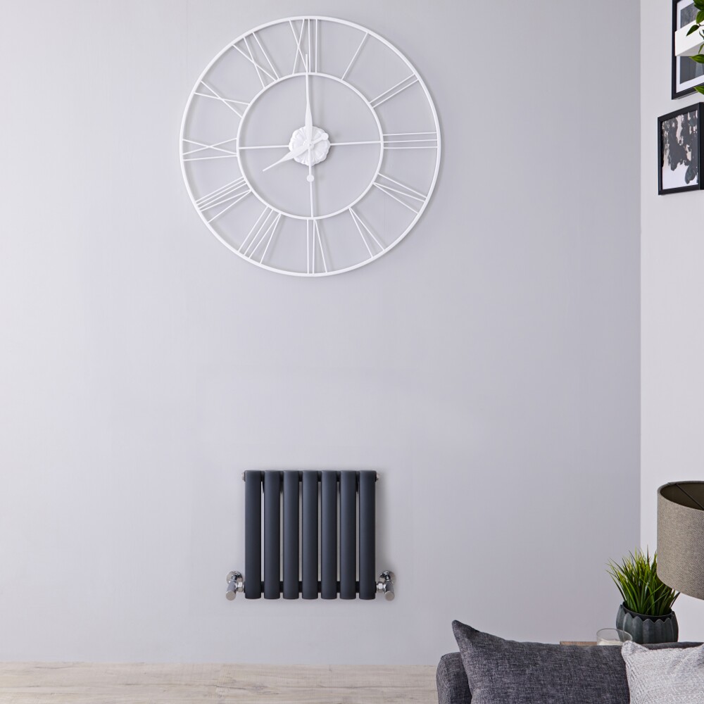 Radiateur design horizontal - Anthracite - 40 cm x 41,3 cm - Vitality