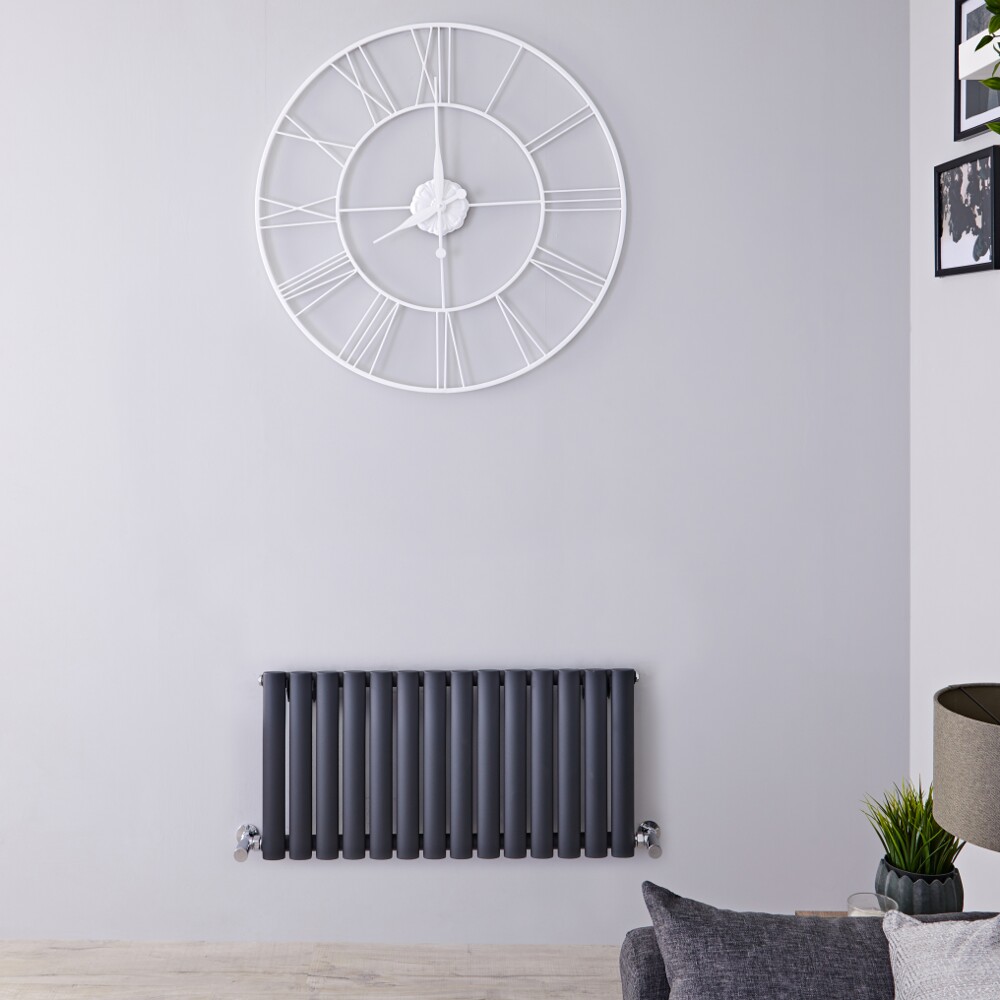 Radiateur horizontal anthracite Vitality 40 x 82,6cm 569 watts
