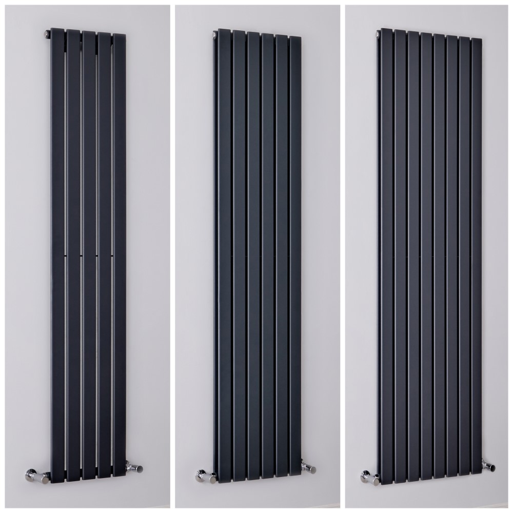 Radiateur design vertical anthracite - Choix de tailles - Delta
