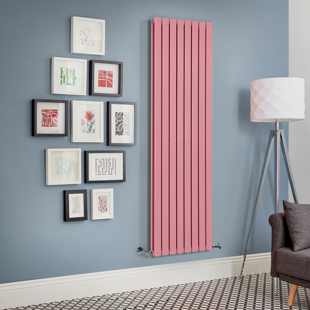 Radiateur design vertical – Rose – 178 cm – Choix de largeurs - Delta