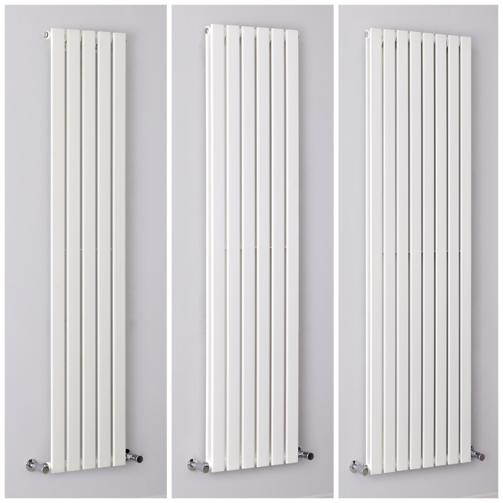 Radiateur design vertical - Blanc -Tailles multiples - Delta