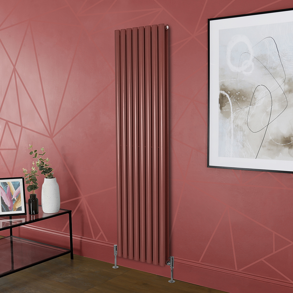 Radiateur design vertical - Rouge (Booth Red) - H. 178 cm - Choix de largeurs - Vitality