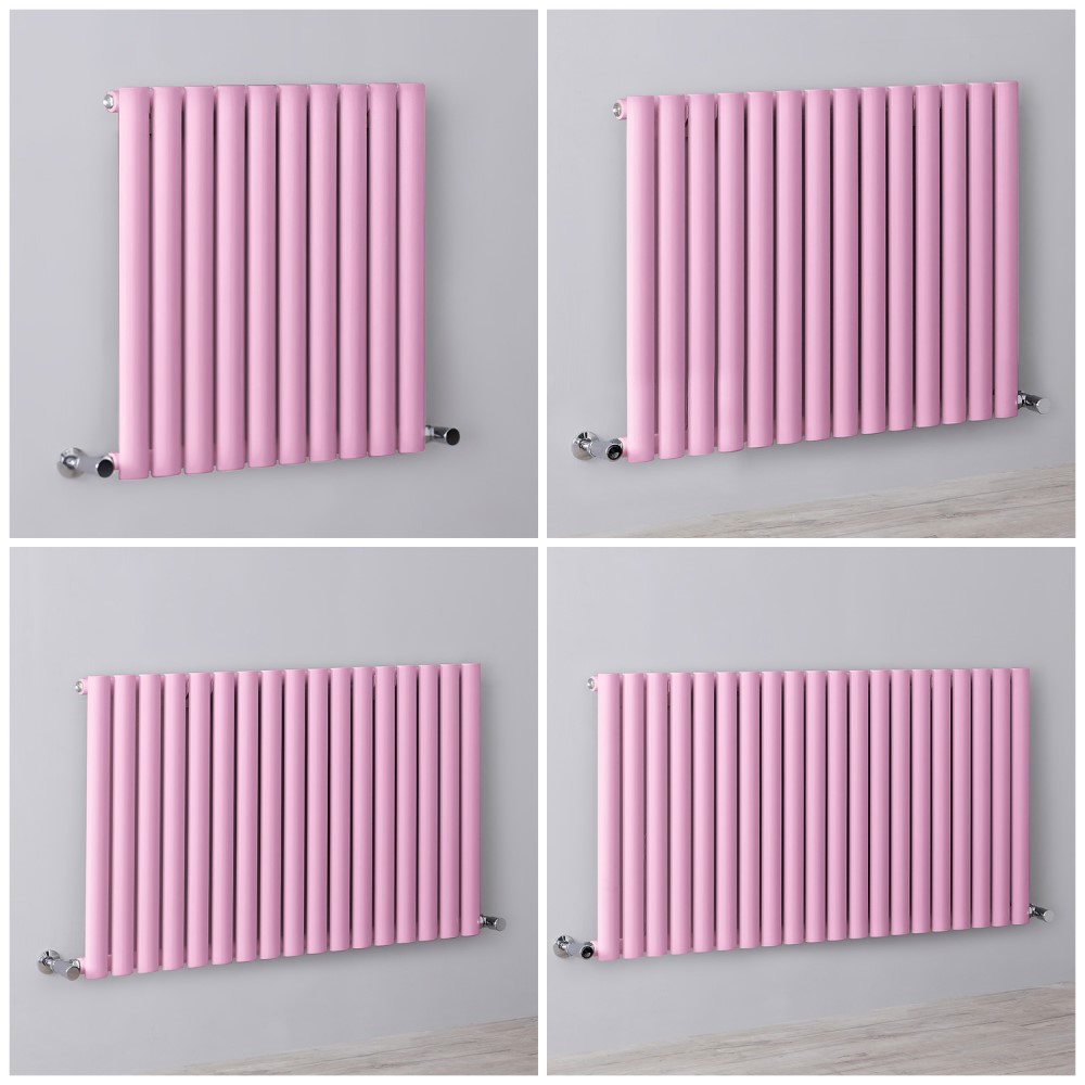 Radiateur design horizontal – 63,5 cm – Rose – Choix de largeurs - Vitality