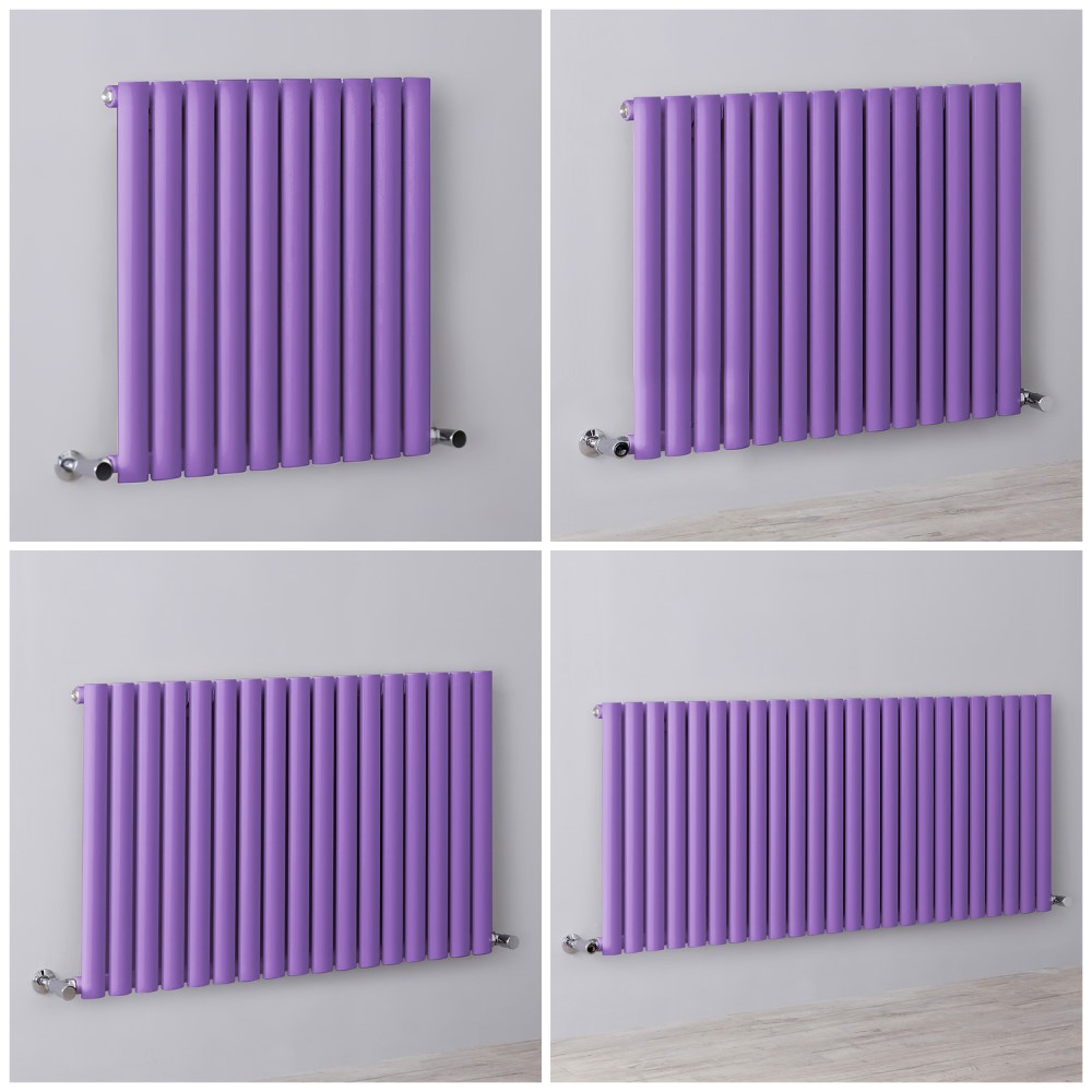 Radiateur design horizontal – 63,5 cm – Violet – Choix de largeurs - Vitality
