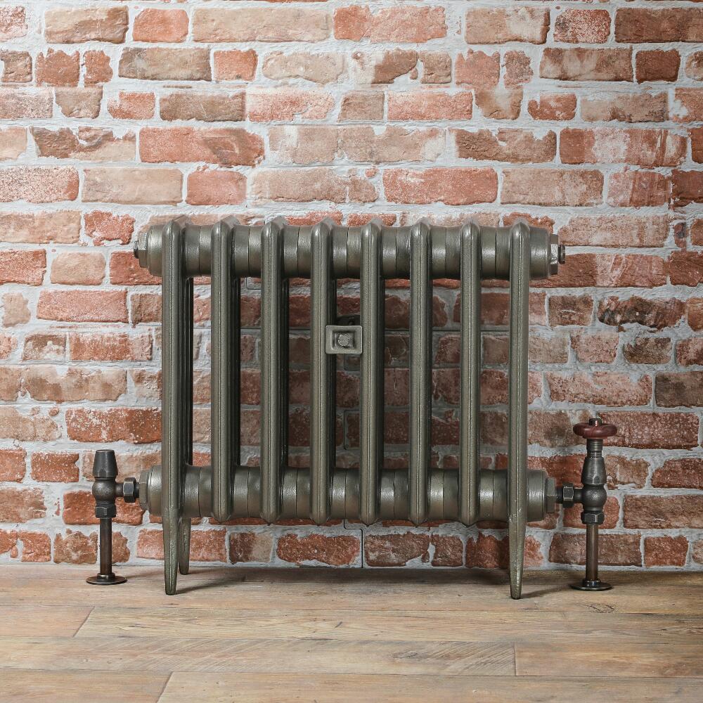 Radiateur fonte - 46 cm – Laiton antique – Tailles multiples – Victoria