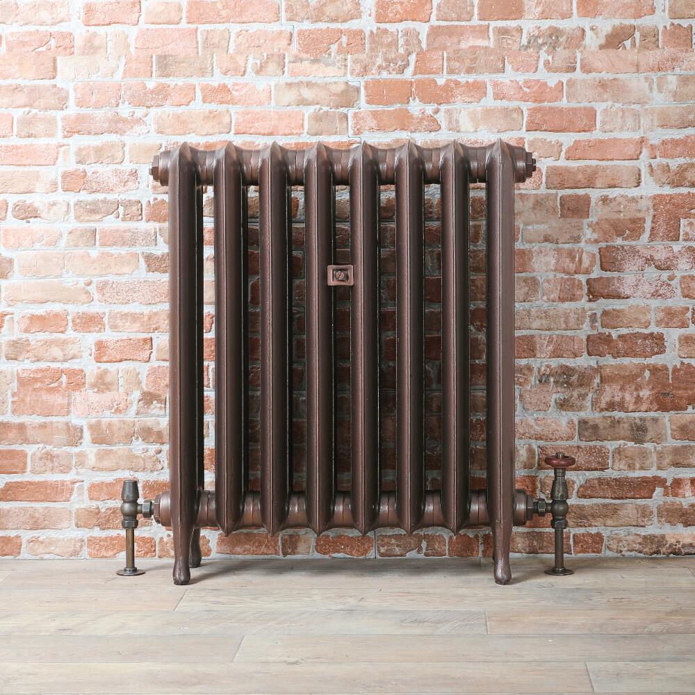 Radiateur fonte - 76 cm – Cuivre antique – Tailles multiples – Erté