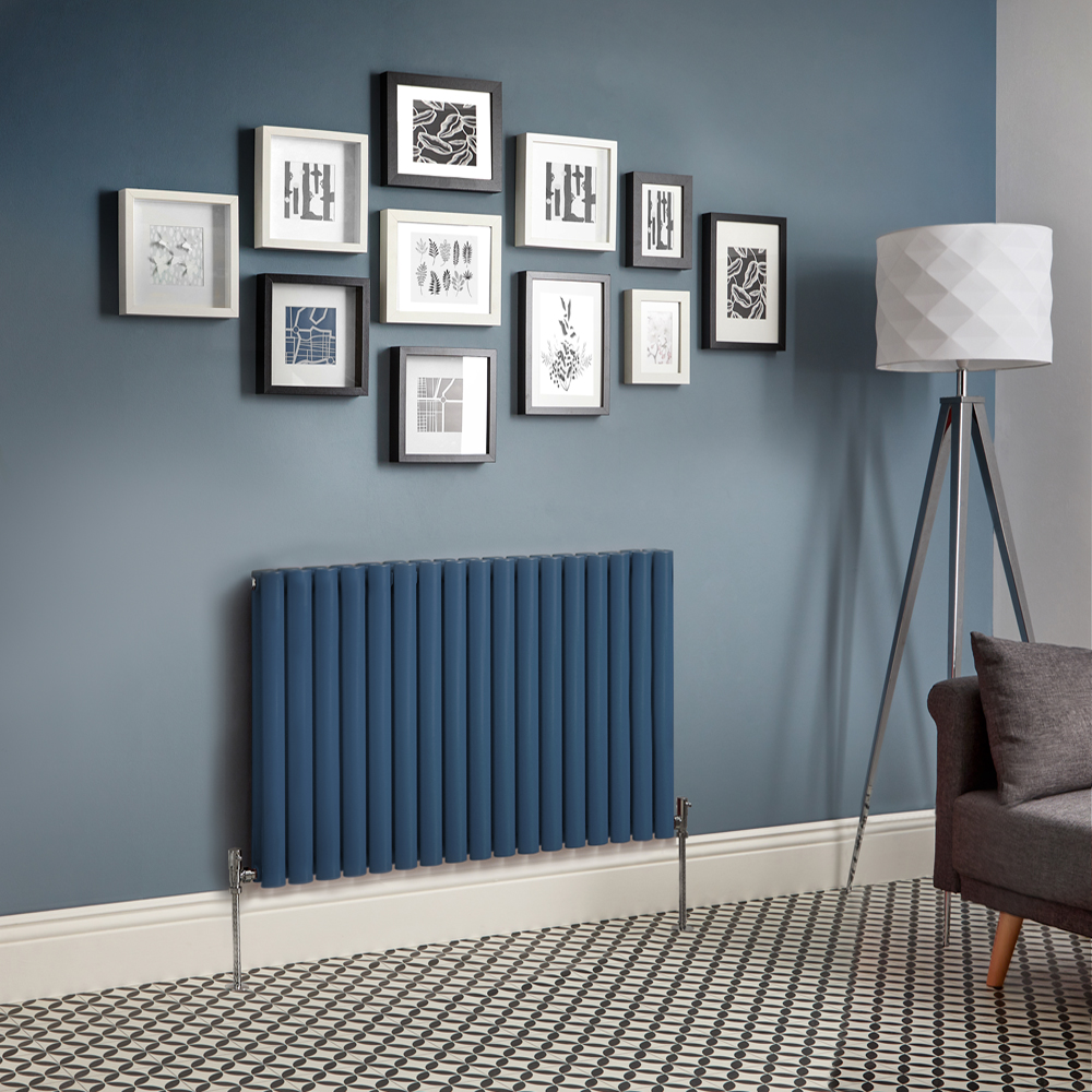 Radiateur design horizontal – Bleu foncé – Choix de tailles - Vitality