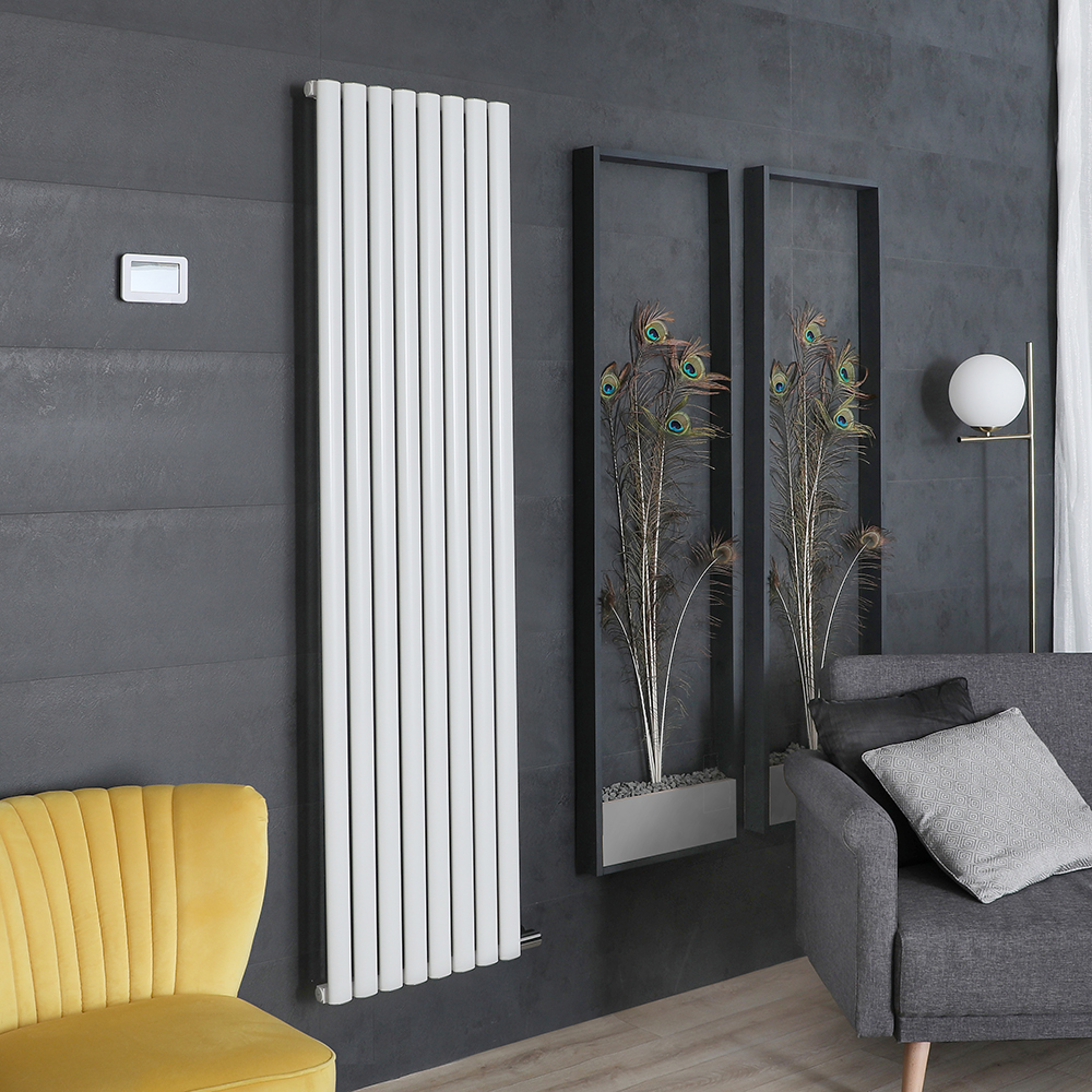 Radiateur vertical électrique – 178,4 cm x 47,2 cm – Blanc - Sans thermostat Wi-Fi - Vitality Ardus