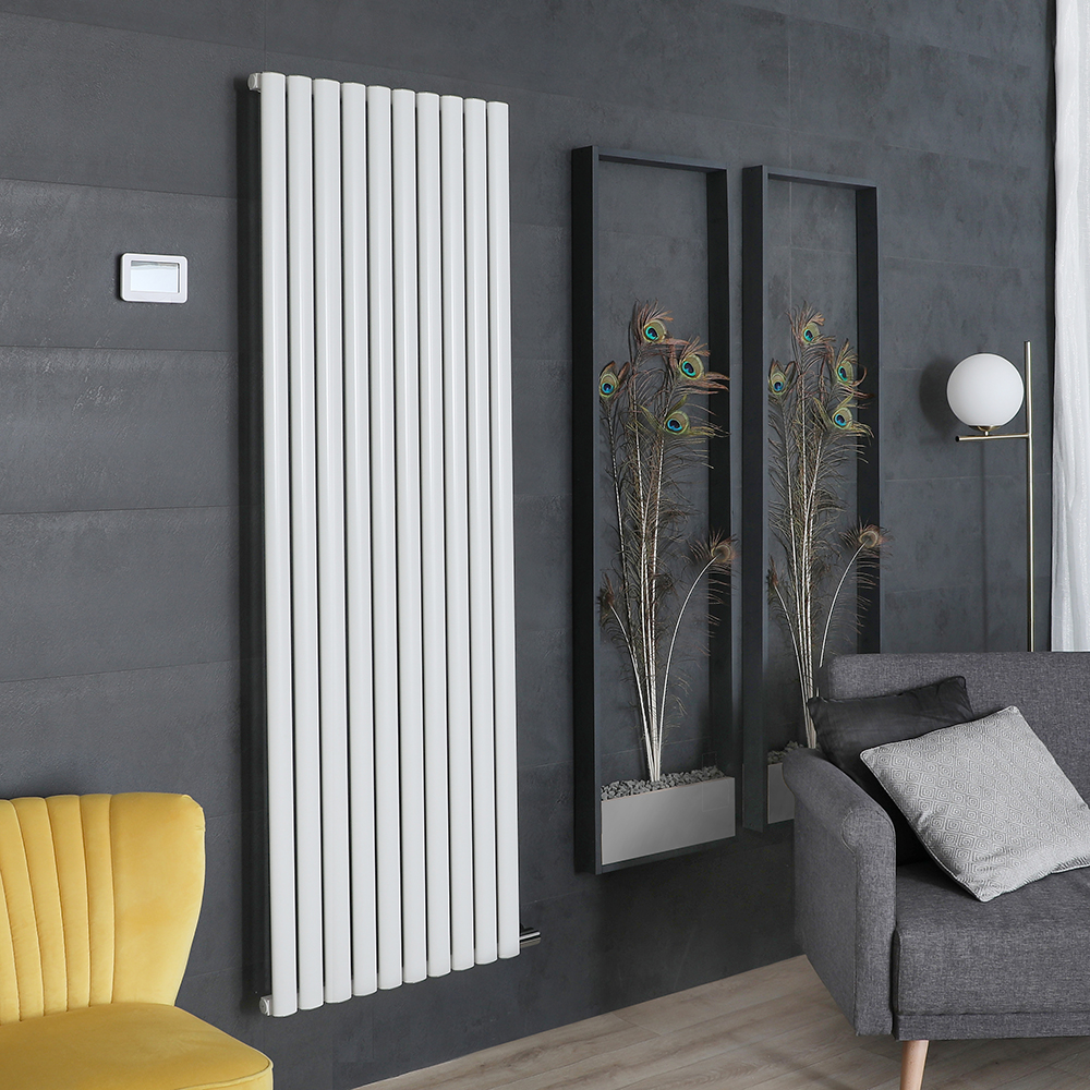 Radiateur vertical électrique – 178,4 cm x 59 cm – Blanc - Sans thermostat Wi-Fi - Vitality Ardus