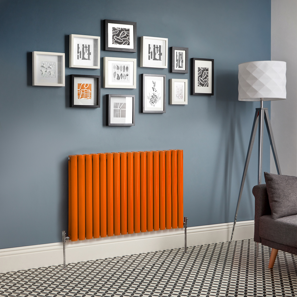 Radiateur design horizontal – Orange – Choix de tailles - Vitality