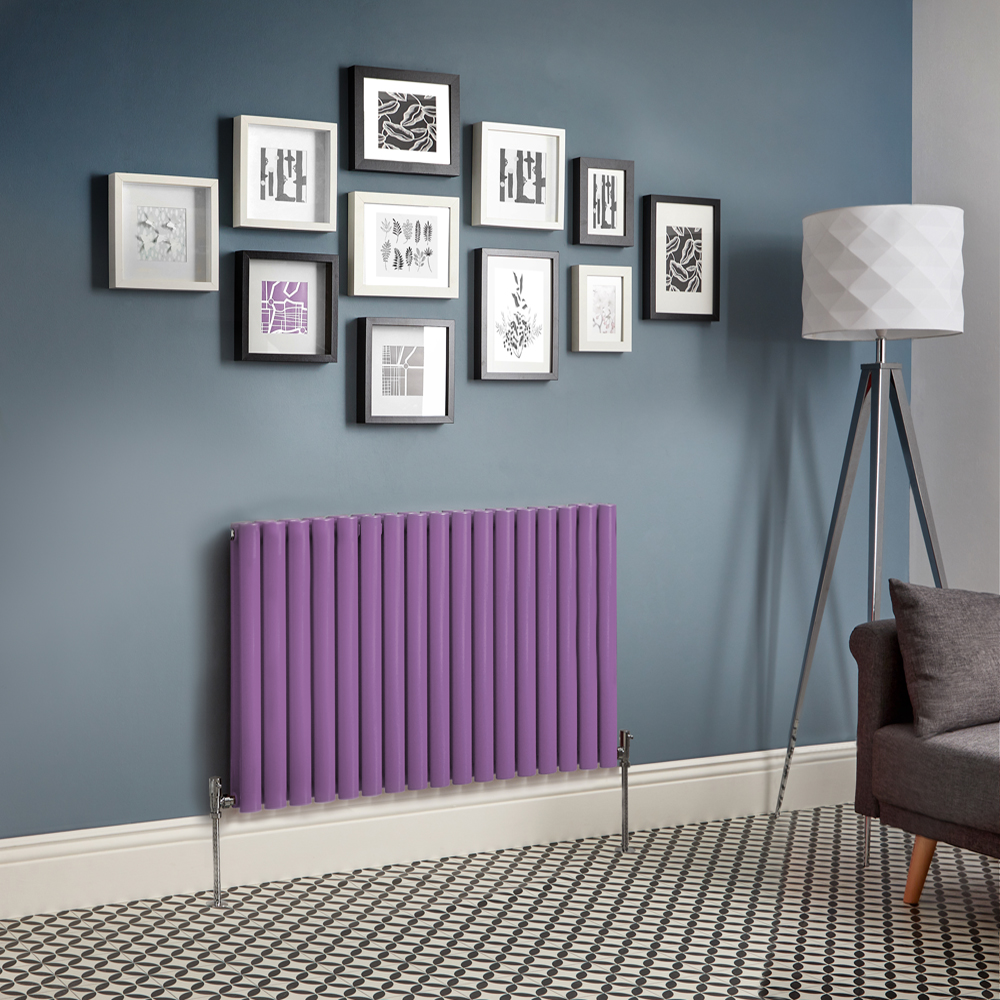 Radiateur design horizontal – Violet – Choix de tailles - Vitality