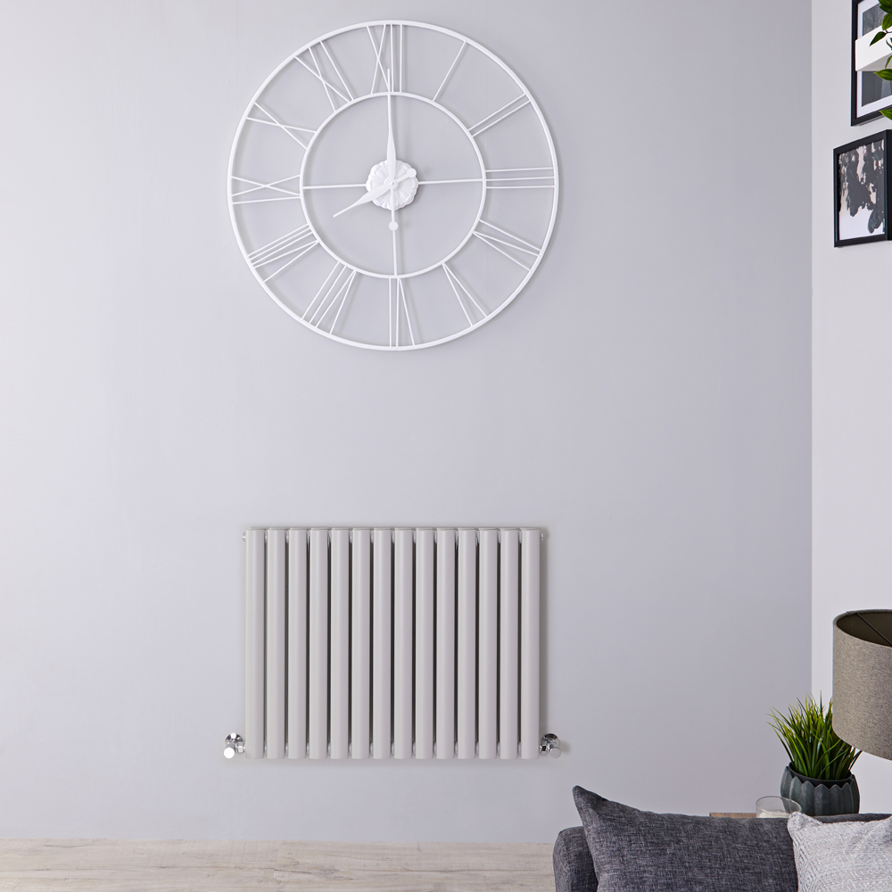 Radiateur design horizontal 63,5 cm x 82,6 cm – Gris clair – Vitality