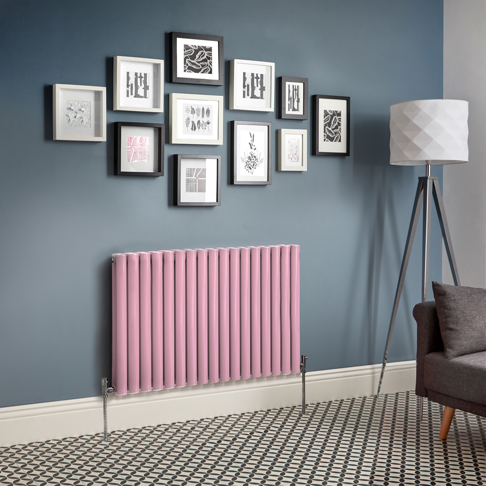 Radiateur design horizontal – Rose – Choix de tailles - Vitality