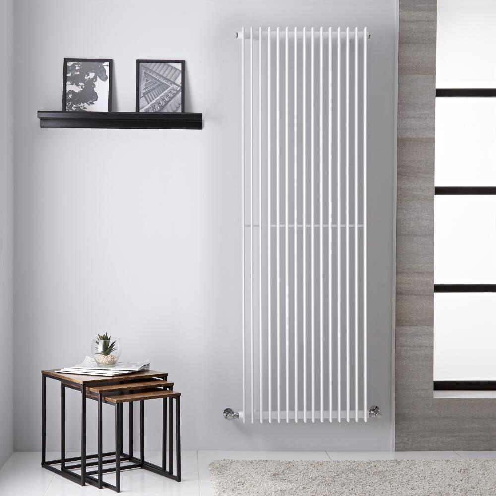 Roma - Radiateur Vertical Design Blanc - 180cm x 60.5cm 1947 Watts
