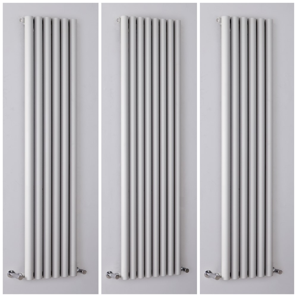 Radiateur design vertical – Argenté – Tailles multiples – Savy
